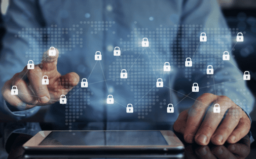 Simulated phishing platform dashboard for cybersecurity risk management